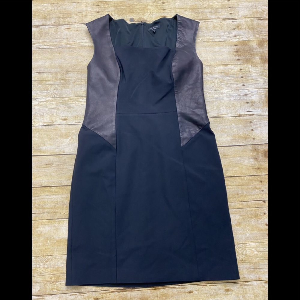 NWOT Rag & Bone leather dress